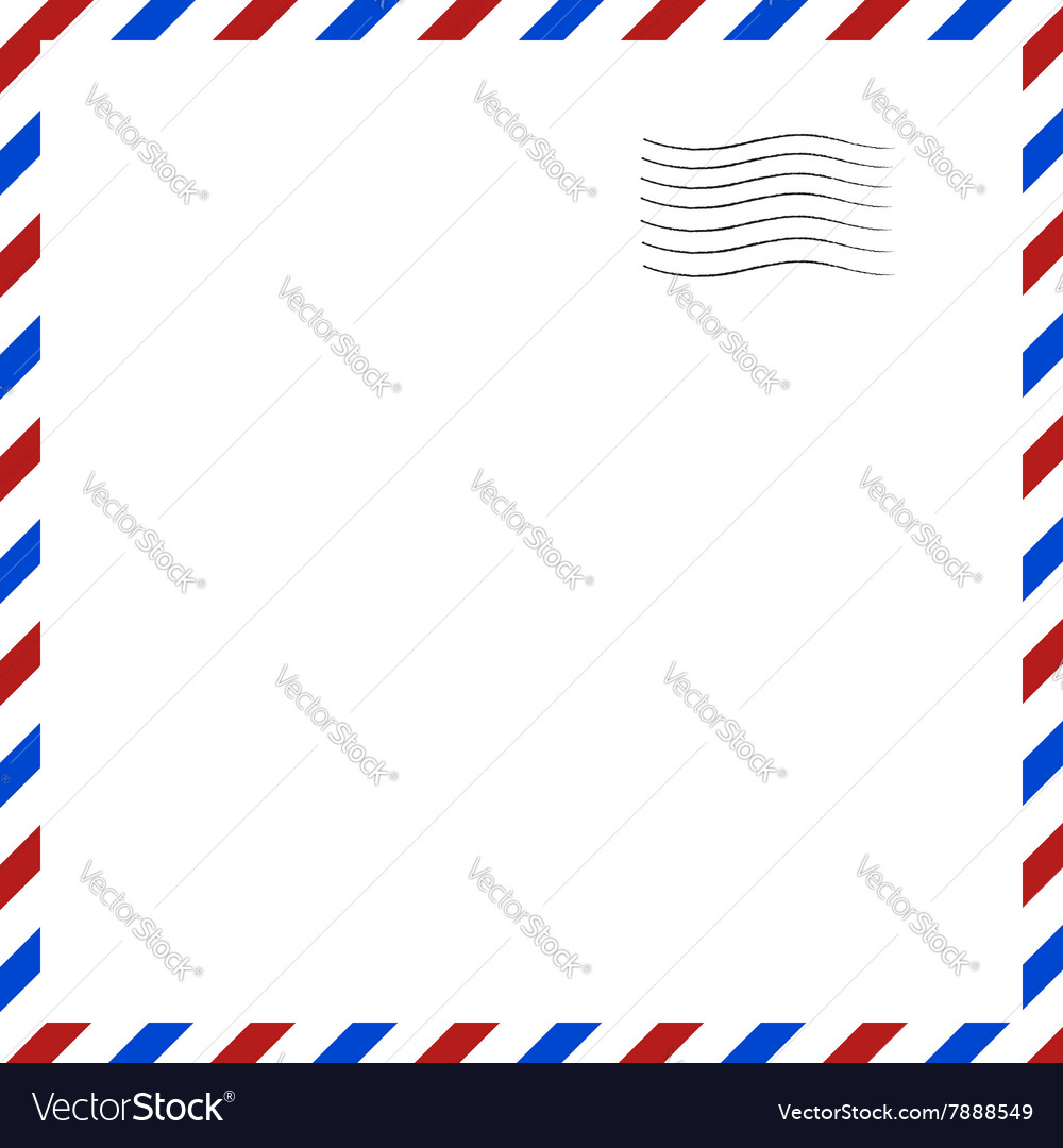 Postal background Royalty Free Vector Image VectorStock