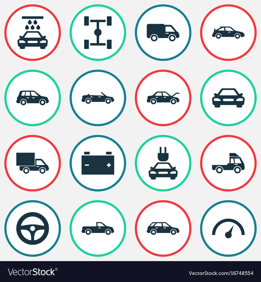 Automobile Icon Set - Vehicle Control