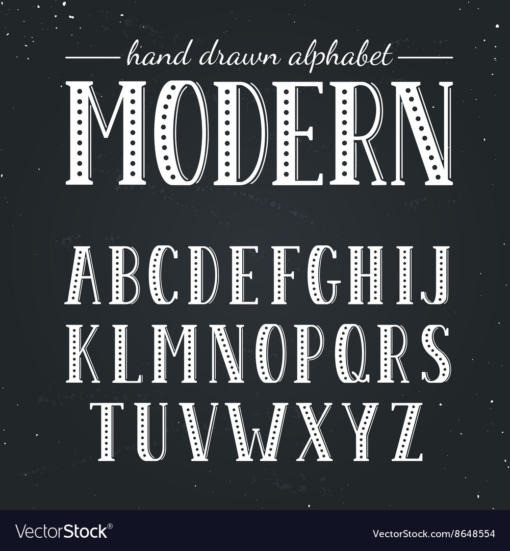 Chalkboard Alphabet