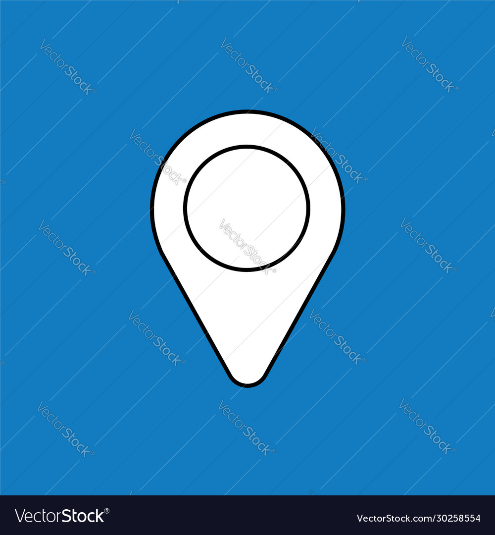 Icon placemarker map pointer