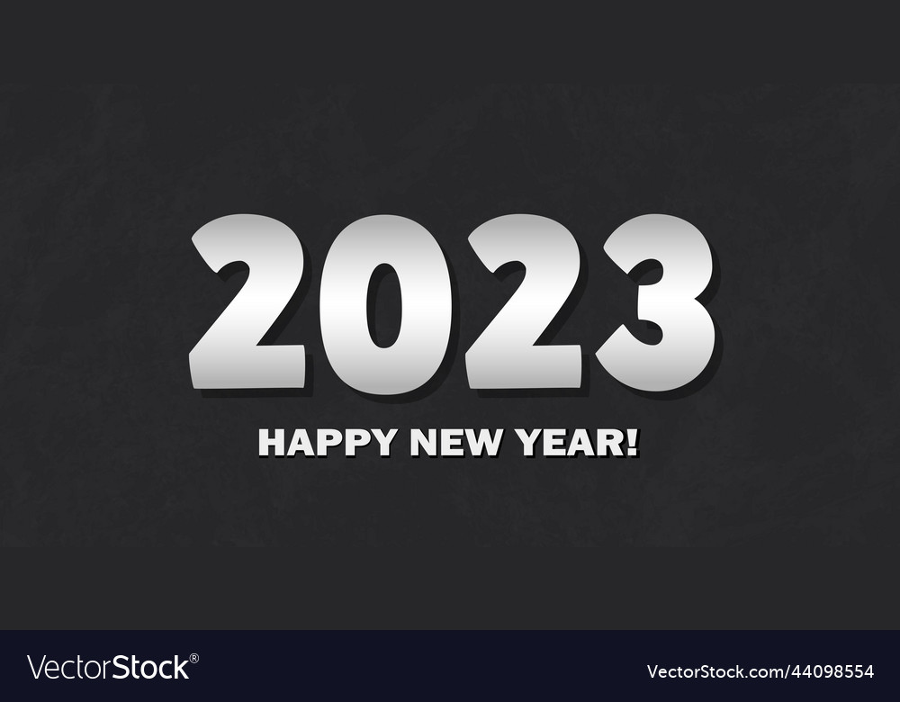 Merry christmas and happy new year 2023 bright