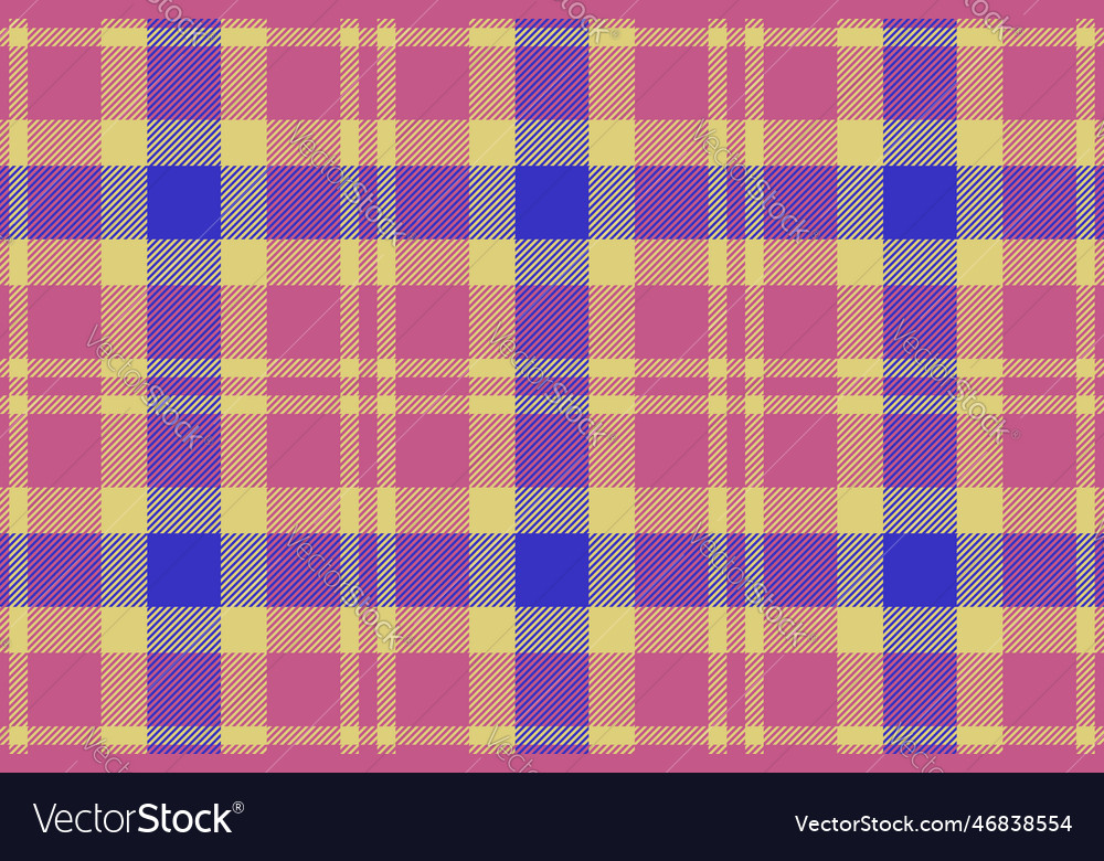 Plaid texture tartan background check fabric Vector Image