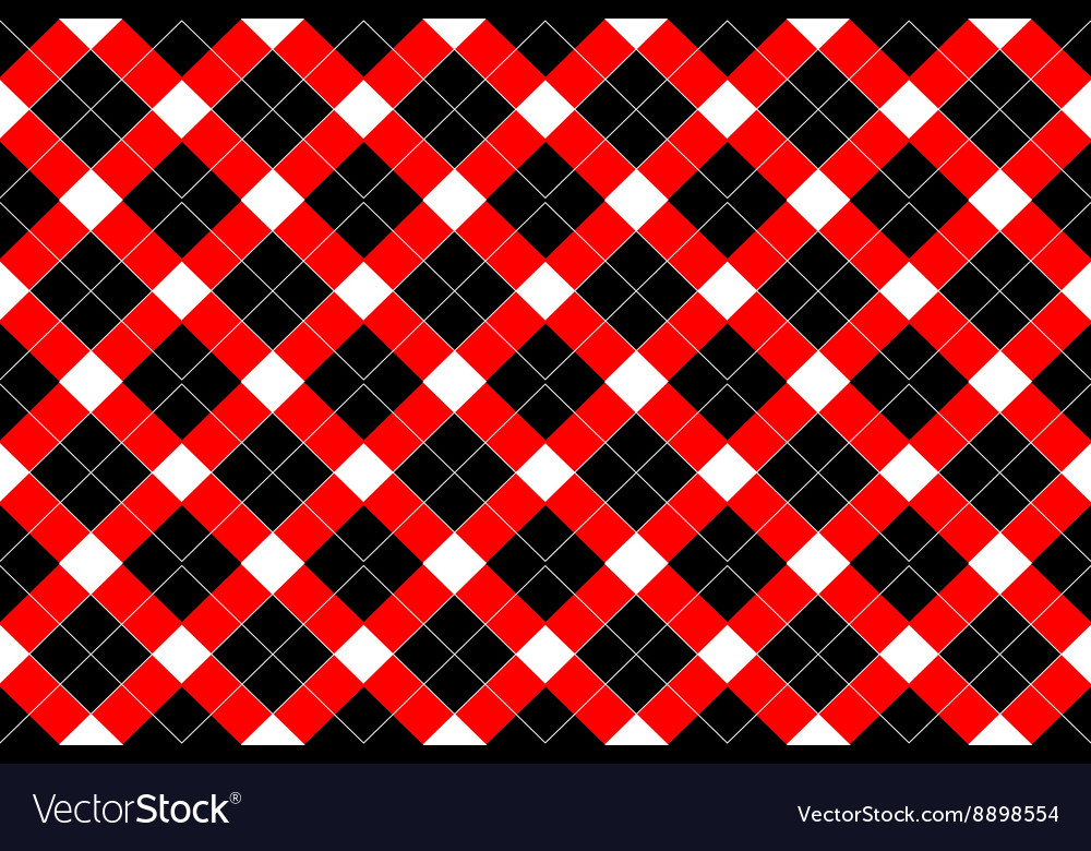 Red plaid pattern background Royalty Free Vector Image