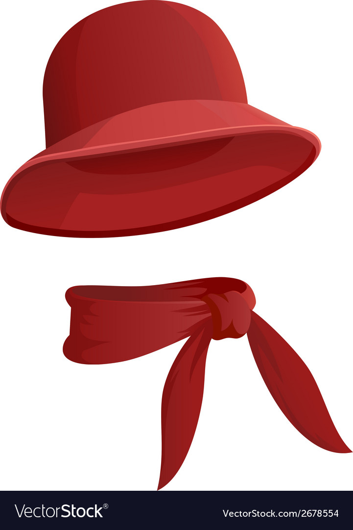 Round hat Royalty Free Vector Image - VectorStock