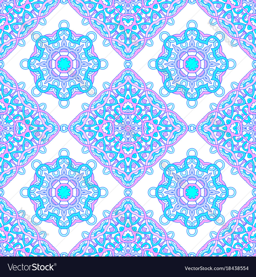 Seamless pattern from abstract elements