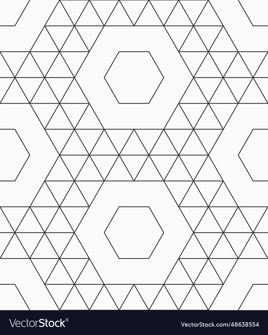 Seamless pattern geometric linear vector image Seamless pattern geometric linear