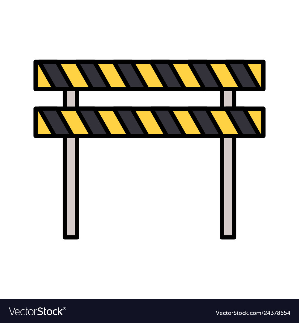 Traffic barrier caution