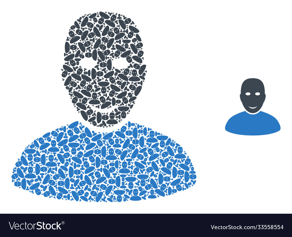 User recursive mosaic self icons