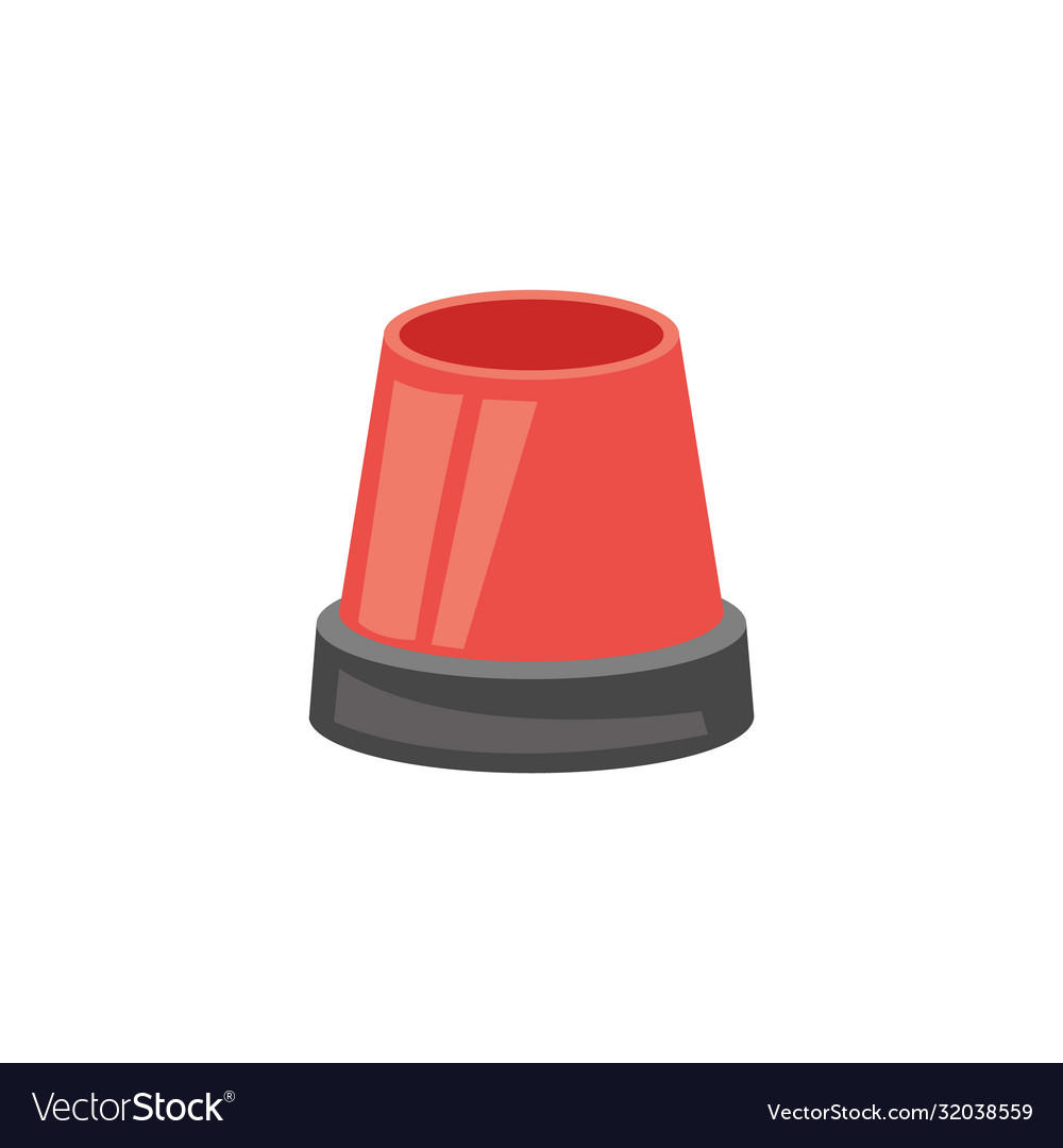 Firefighters siren or emergency alarm sign Vector Image