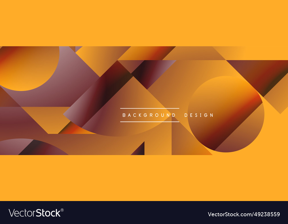 Simple geometric forms - dynamic vector image Simple geometric forms - dynamic