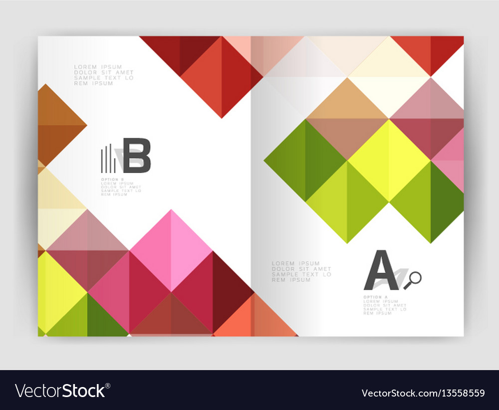 Square minimalistic abstract background