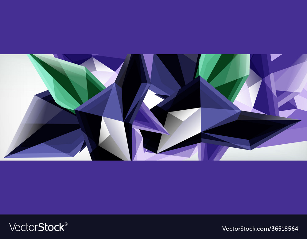 3d triangles and pyramids abstract