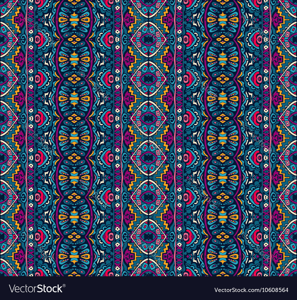 Abstract ethnic tribal pattern Royalty Free Vector Image