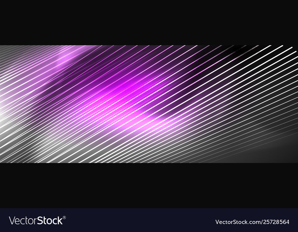 Color light with lines outer space background vector image Color light with lines outer space background