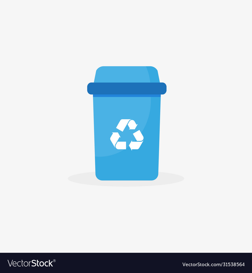Garbage icon - recycle bin trash can symbol