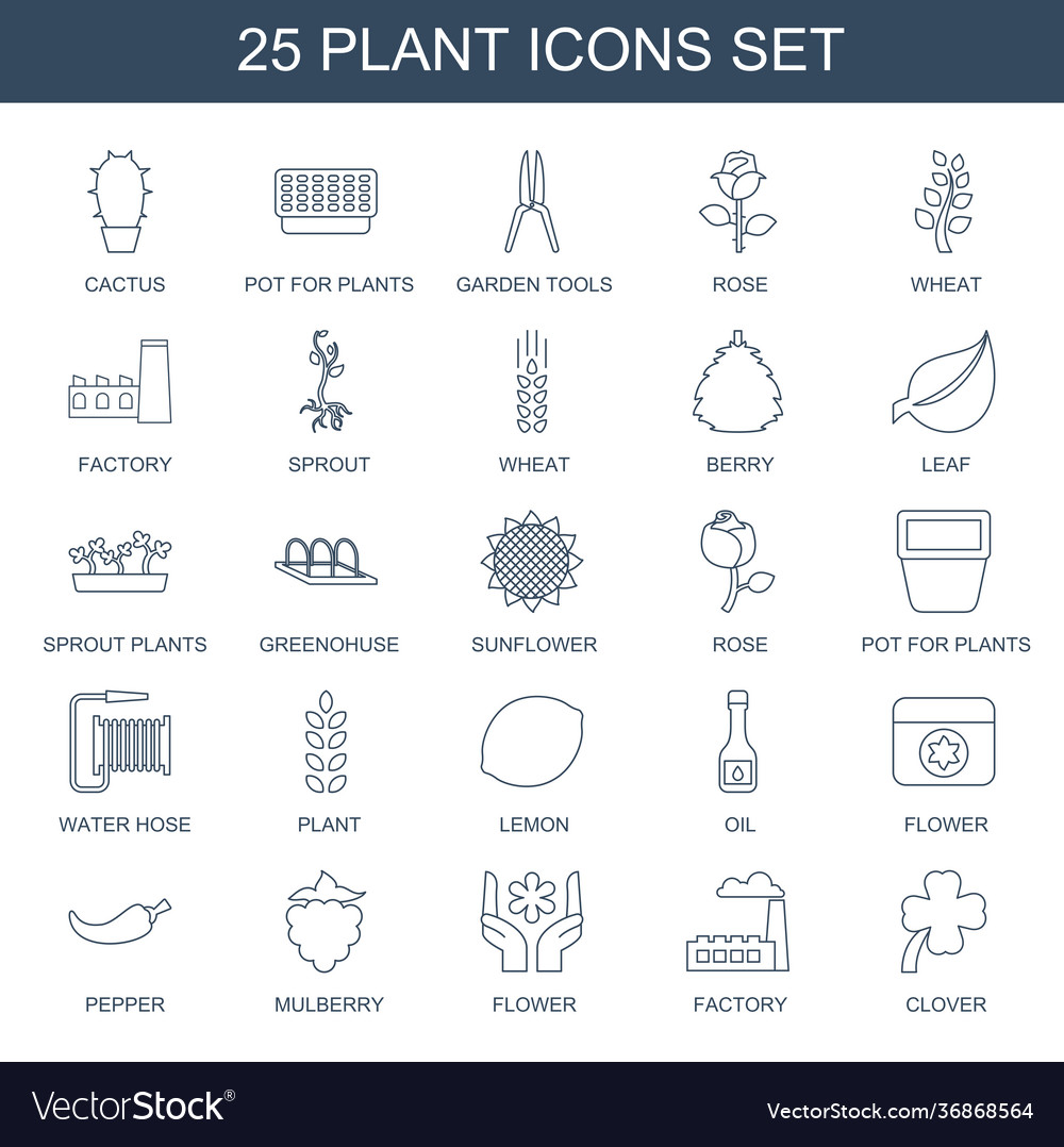 Plant icons