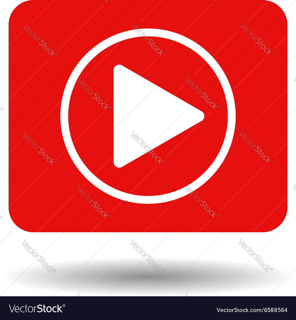 Play button web icon