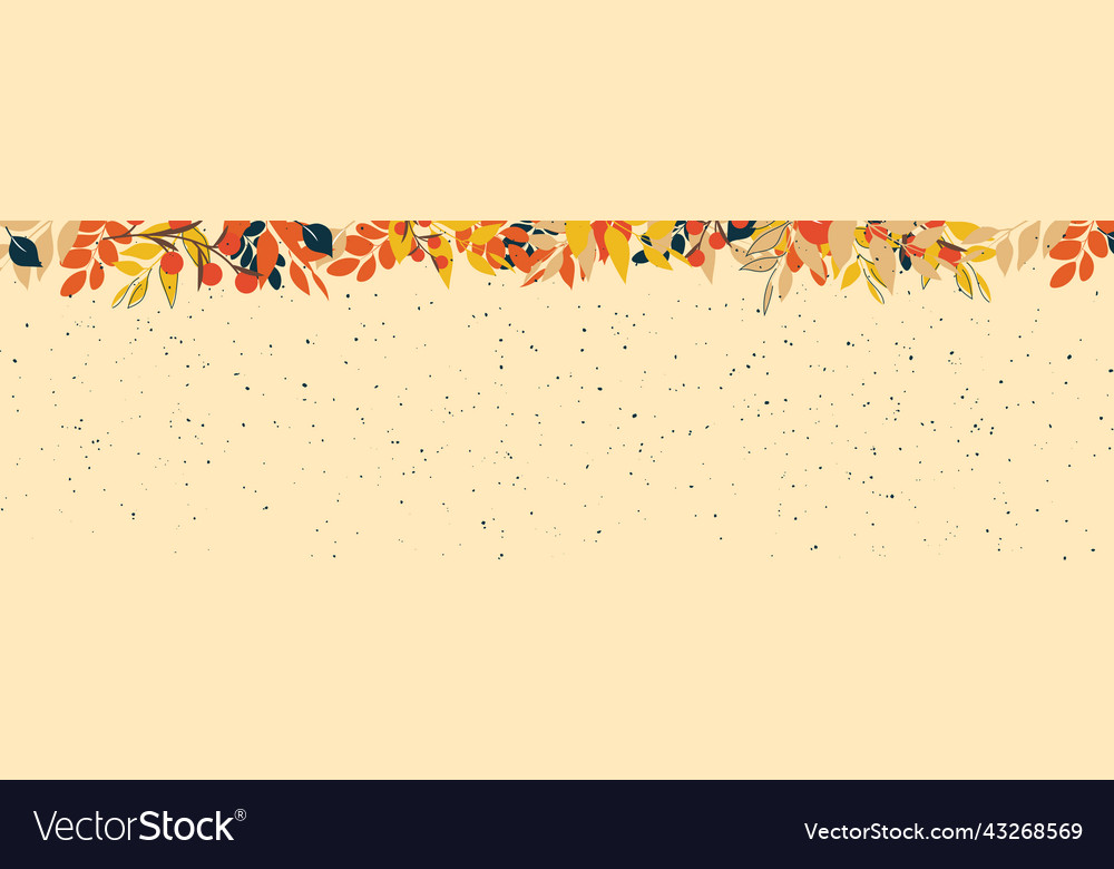 Abstract autumn web background template with many