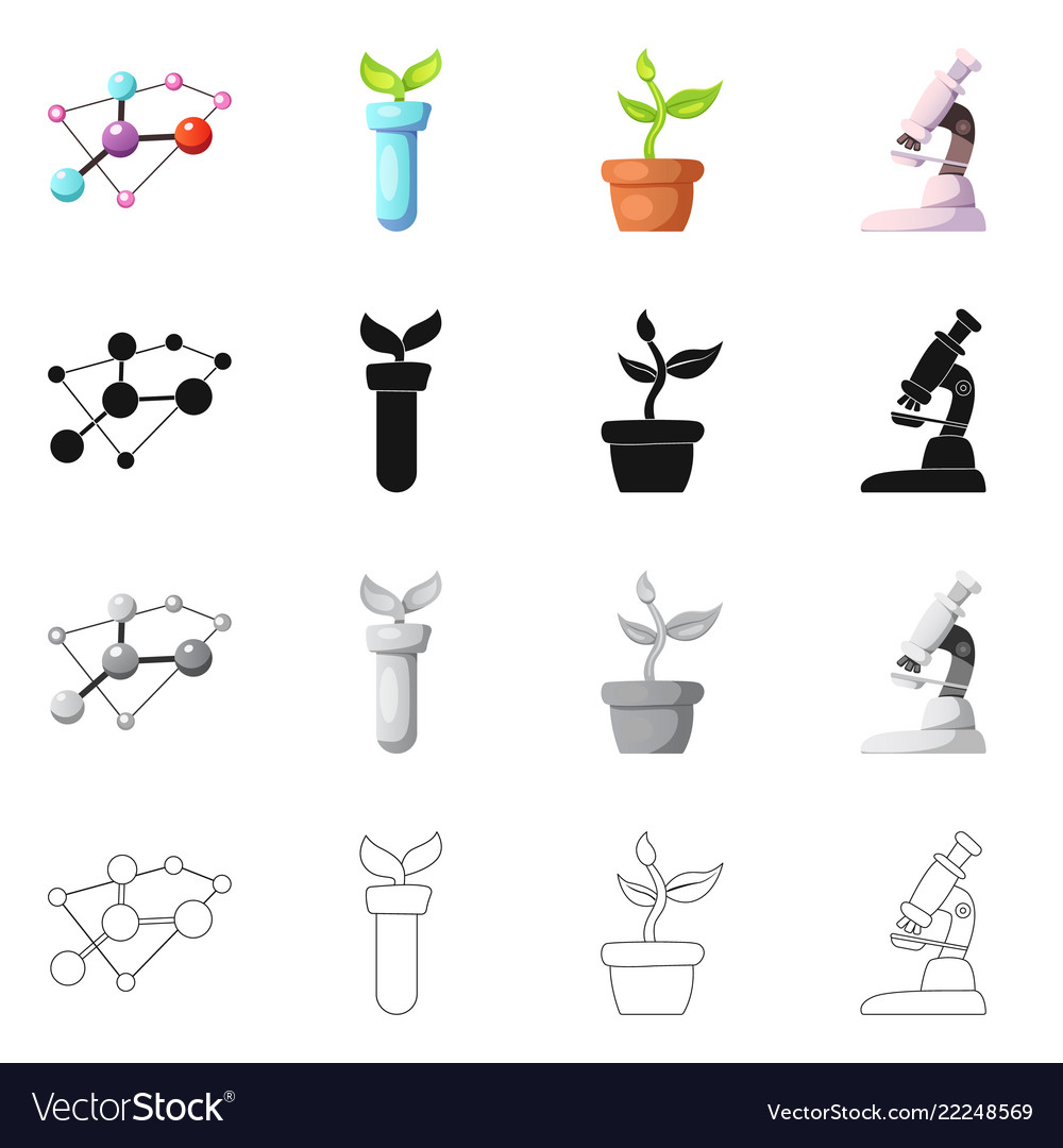 Design of and symbol collection vector image Design of and symbol collection