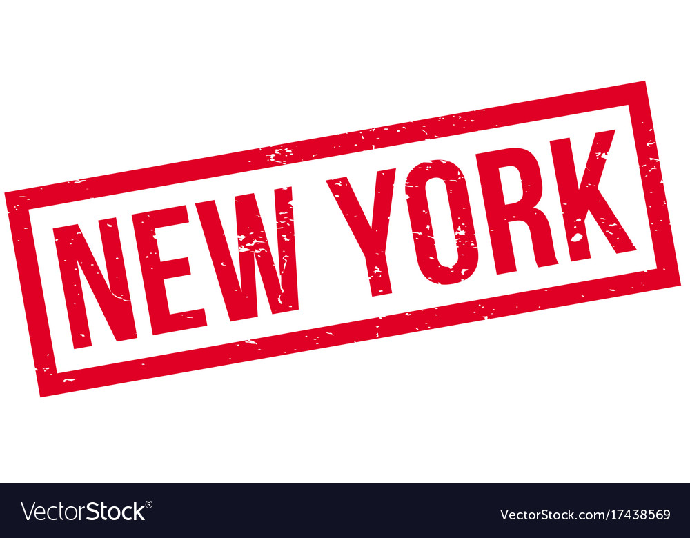 New york rubber stamp