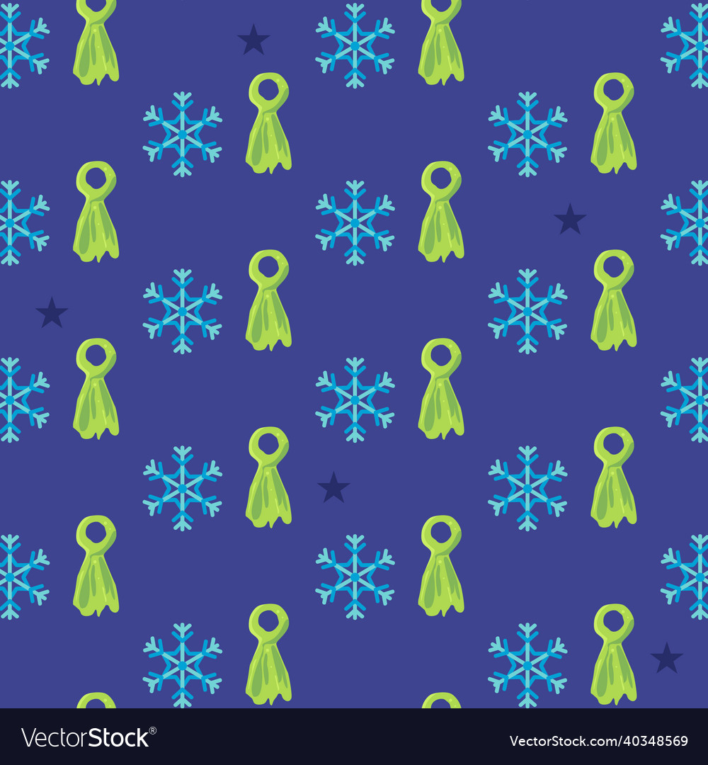 Seamless pattern winter icon design 02