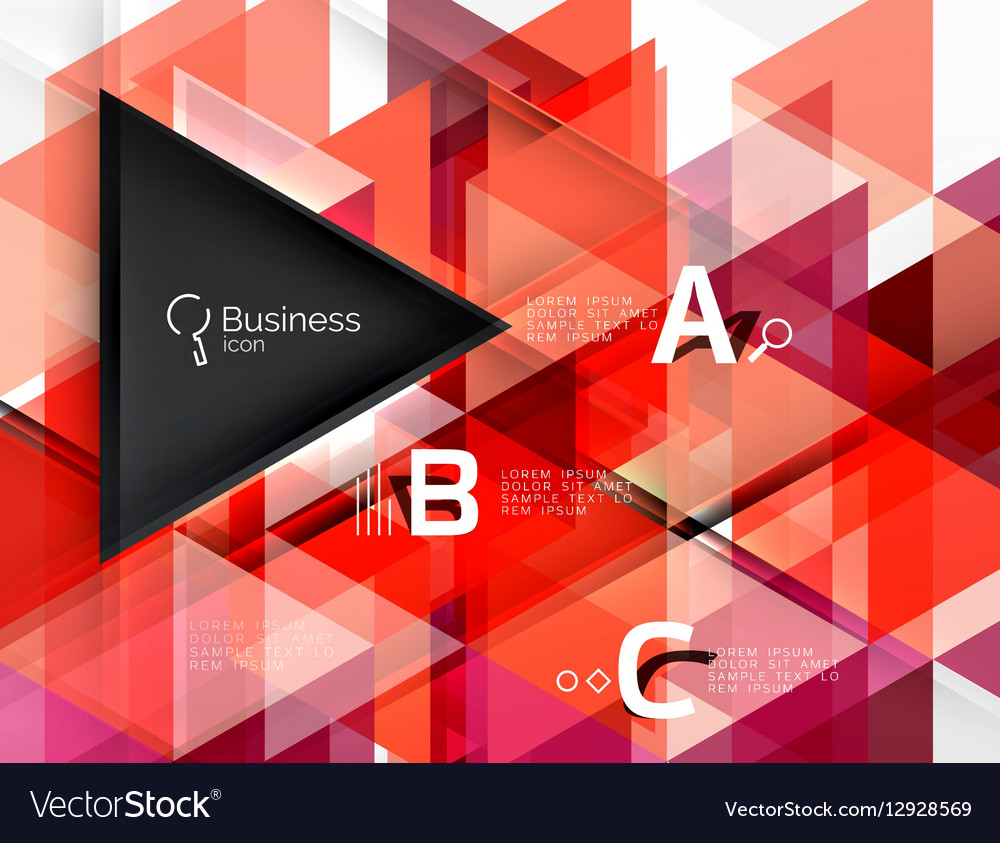Triangle abstract background