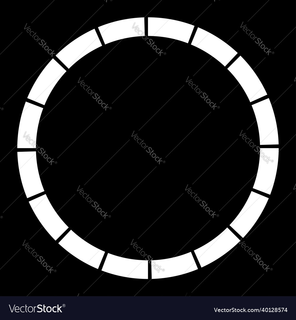 15 Teilschnitt segmentiert Kreis abstrakt gestrichelt vector image 15 Teilschnitt segmentiert Kreis abstrakt gestrichelt