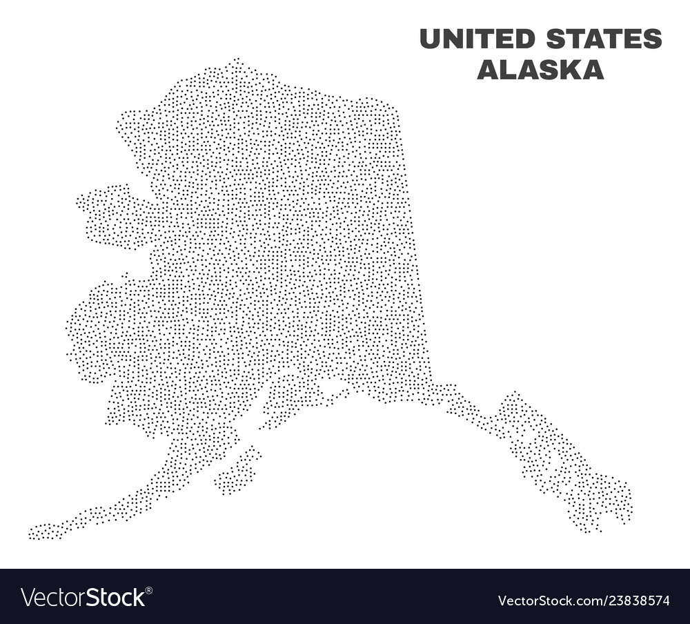 Alaska map of points