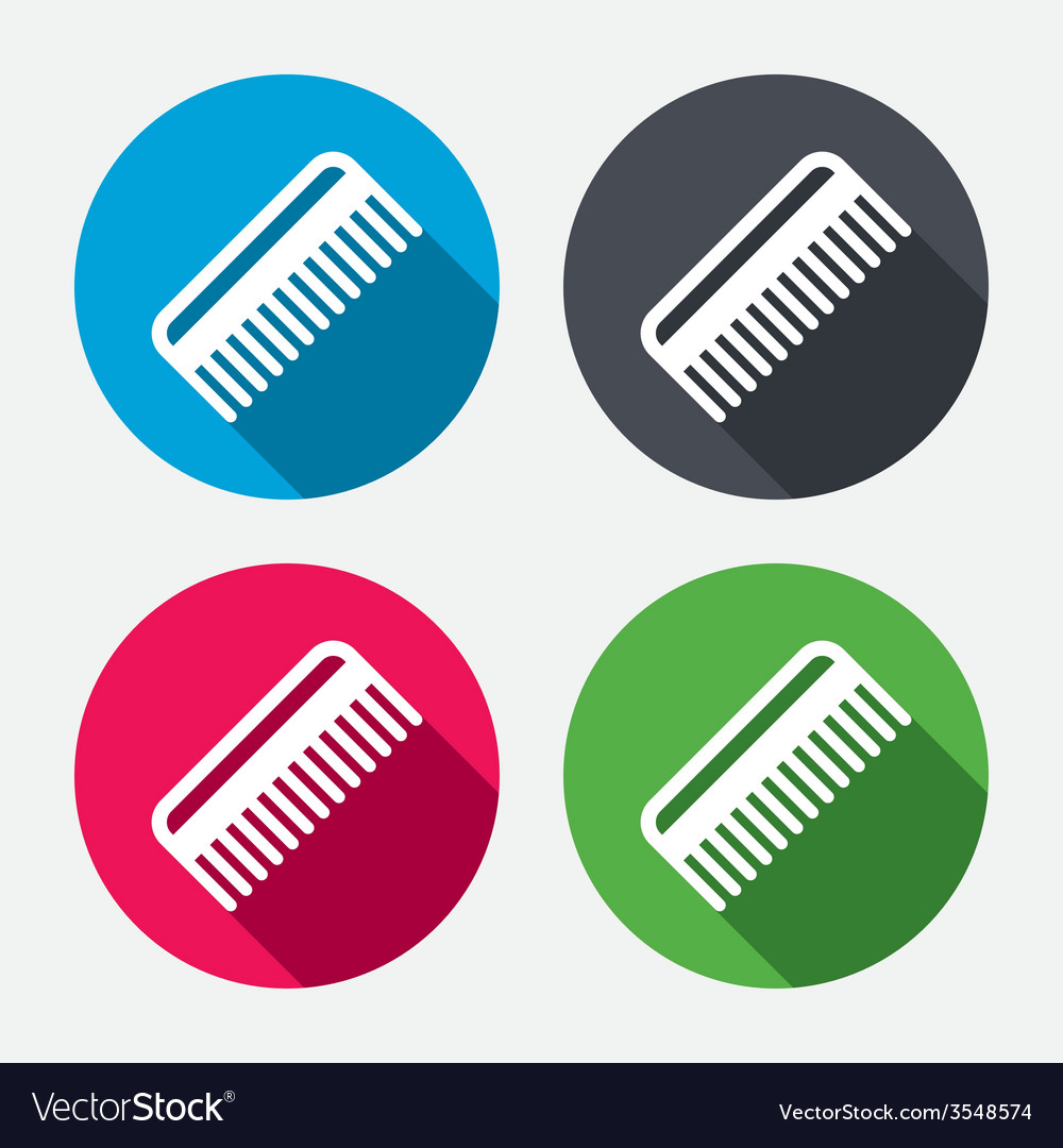 Comb hair sign icon barber symbol