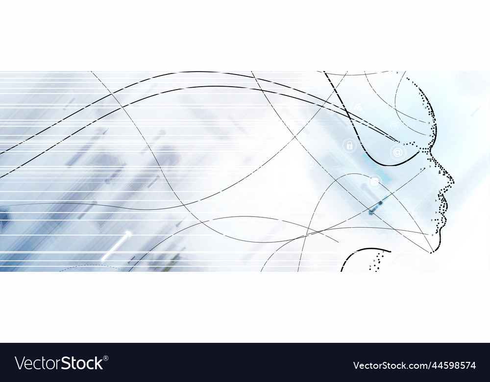 Conceptual technology of artificial intelligence vector image Conceptual technology of artificial intelligence