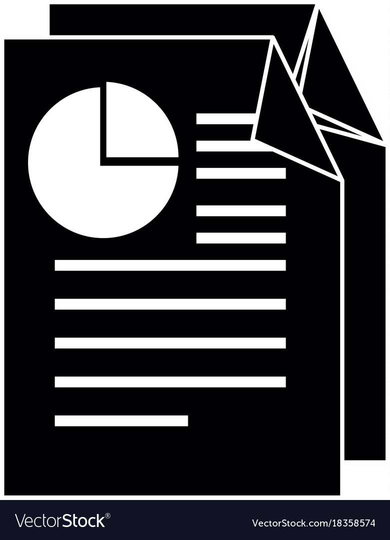 Document with statistics icon