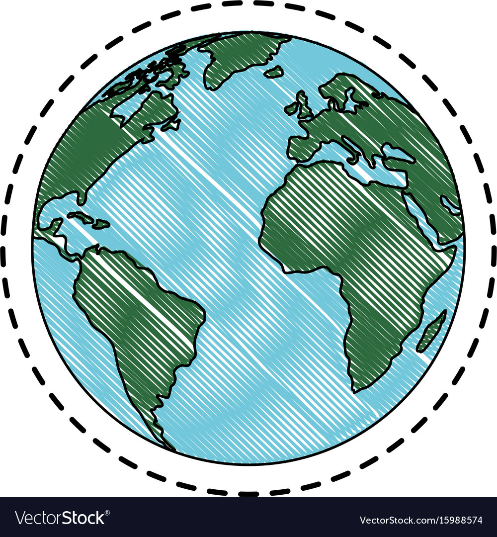 earth planet space flat icons earth planet space flat icons
