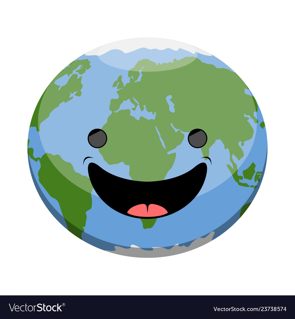 Happy earth planet