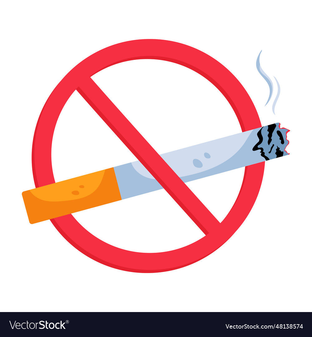 No smoking Royalty Free Vector Image - VectorStock