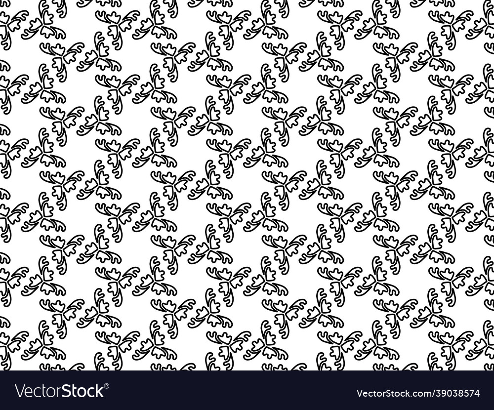 Seamless pattern background doodle abstract line