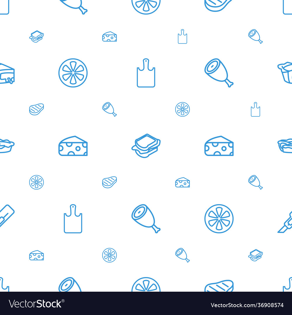 Slice icons pattern seamless white background