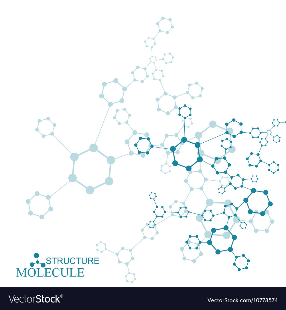 Strukturmolekül und Kommunikation dna Atom