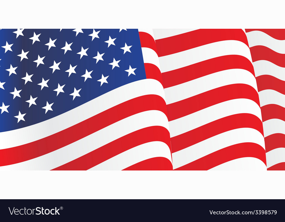 Download Background with waving American Flag Royalty Free Vector