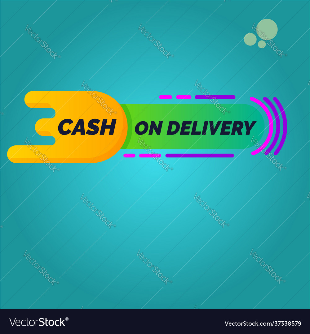 Cash on delivery tags shipping cod