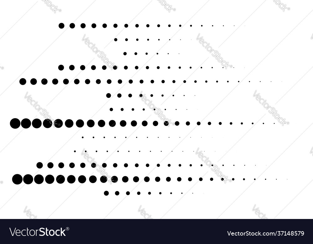 Dot circles dotted lines abstract design element