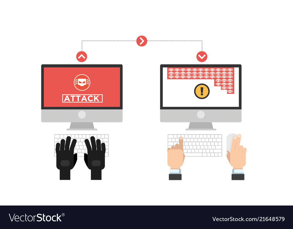 Hacker icon try to stealing password vector image Hacker icon try to stealing password