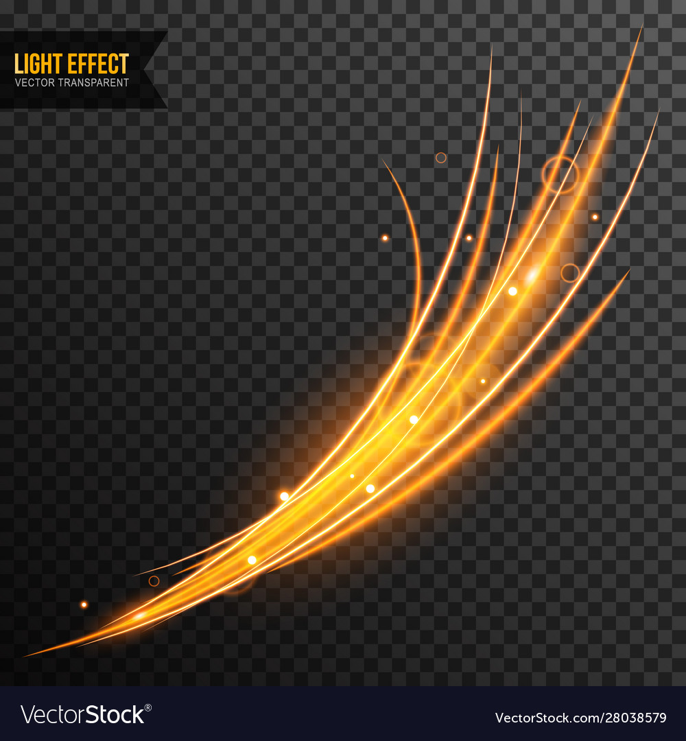 Light effect transparent with line swirl vector image Light effect transparent with line swirl