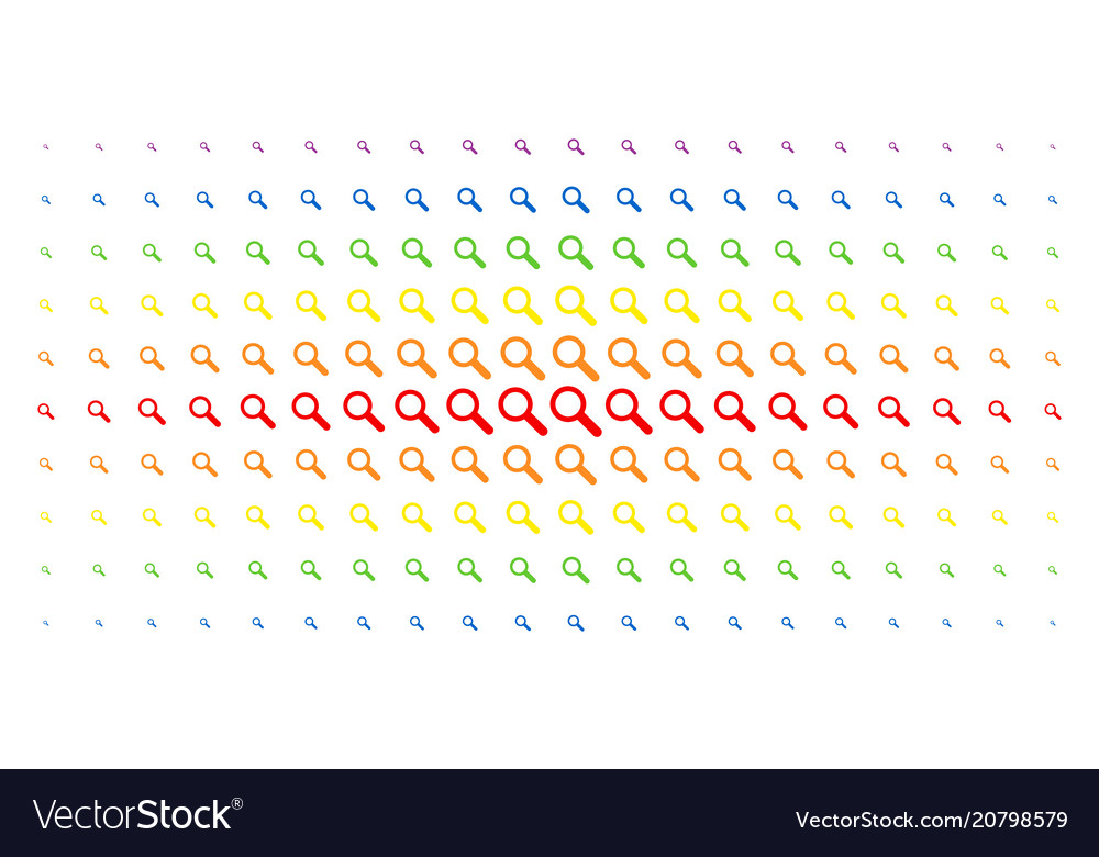 Search spectral halftone array vector image Search spectral halftone array
