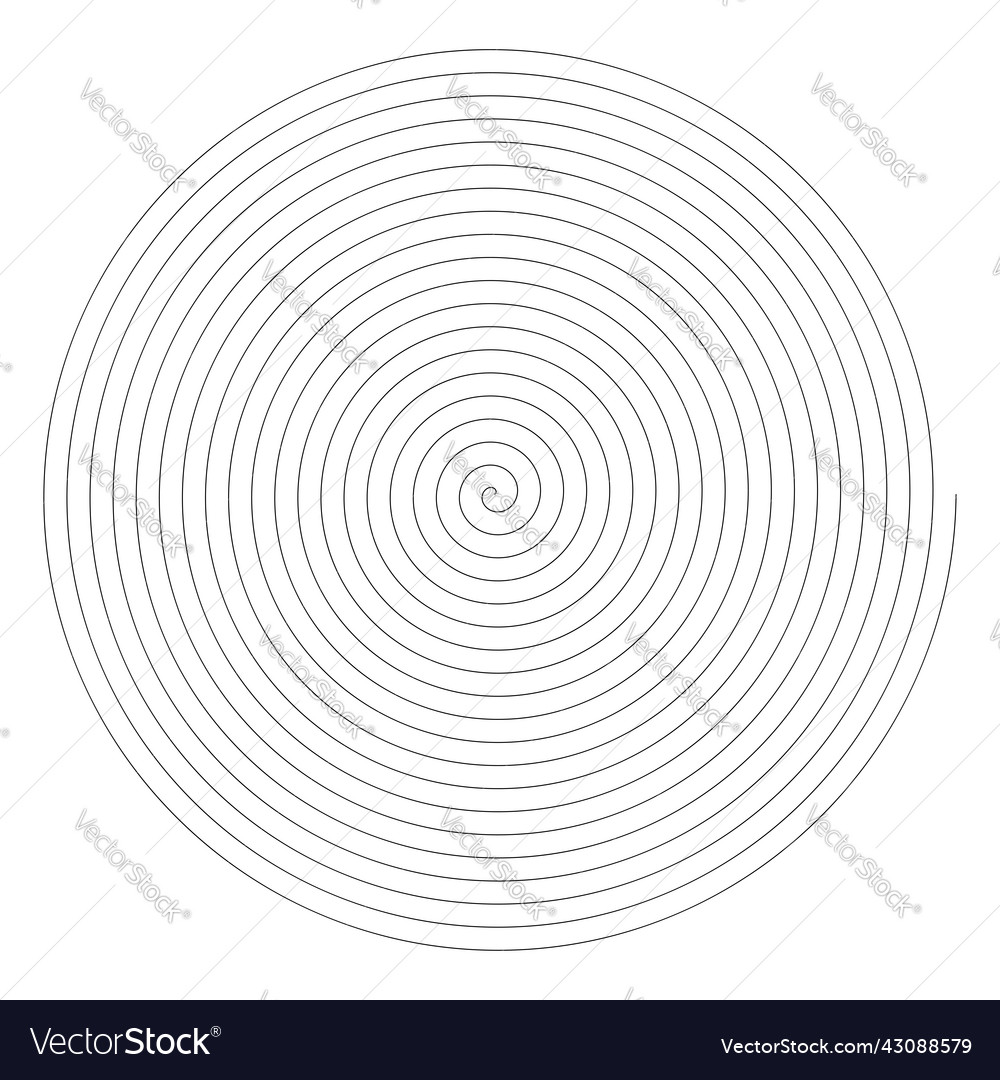 Spiral swirl twirl shape element