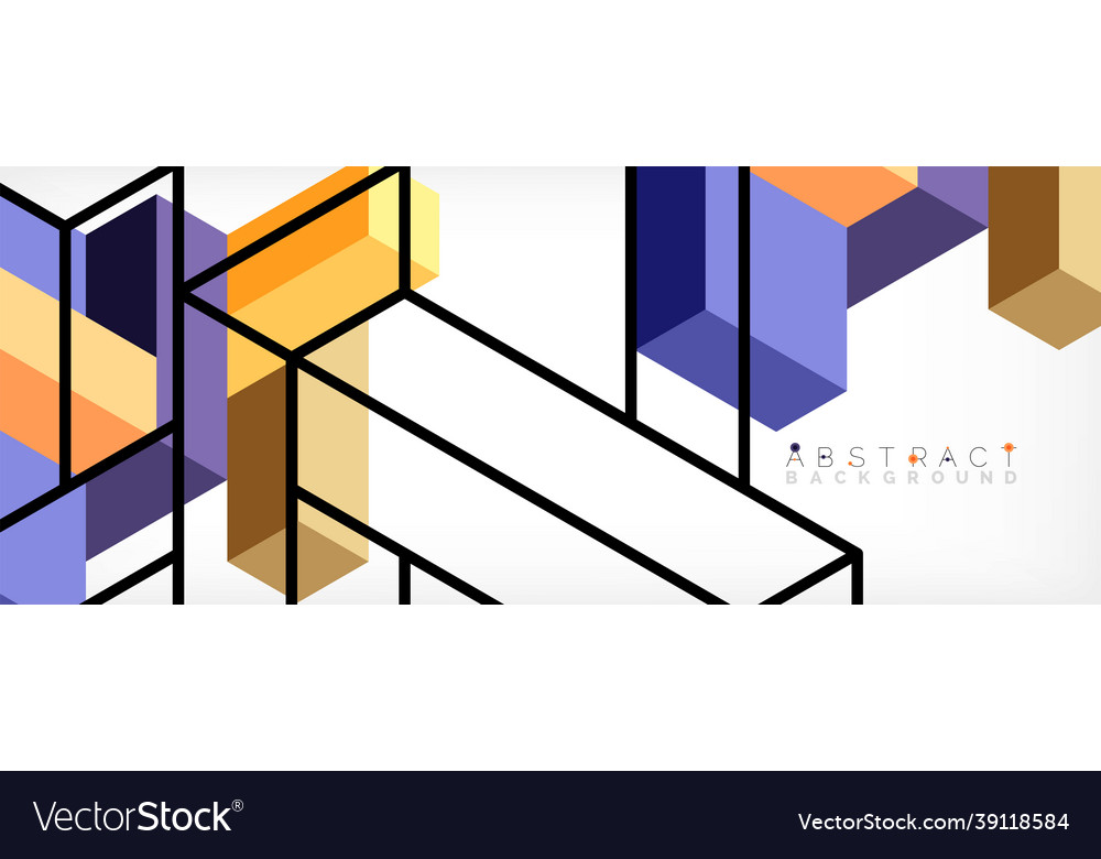 Abstract background 3d cubes cubic elements