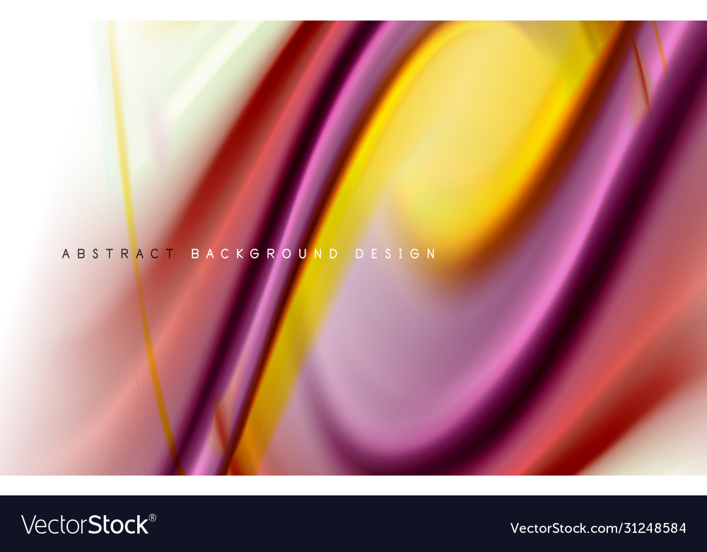Abstract background - fluid color gradient waves Vector Image Abstract background - fluid color gradient waves