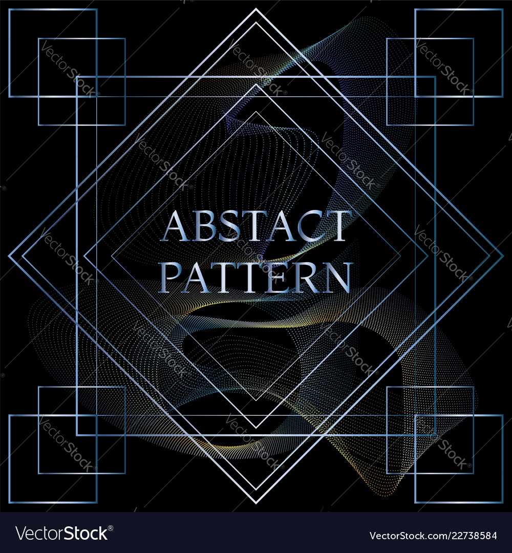 Abstract particles pattern