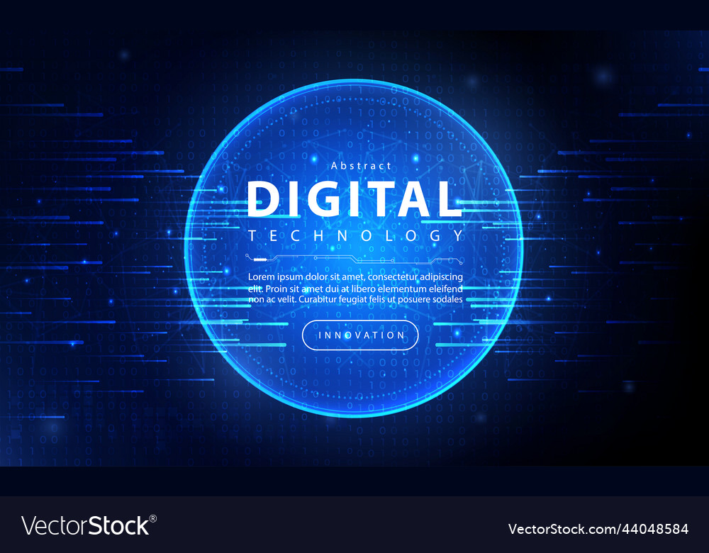 Abstract Technology Data Network