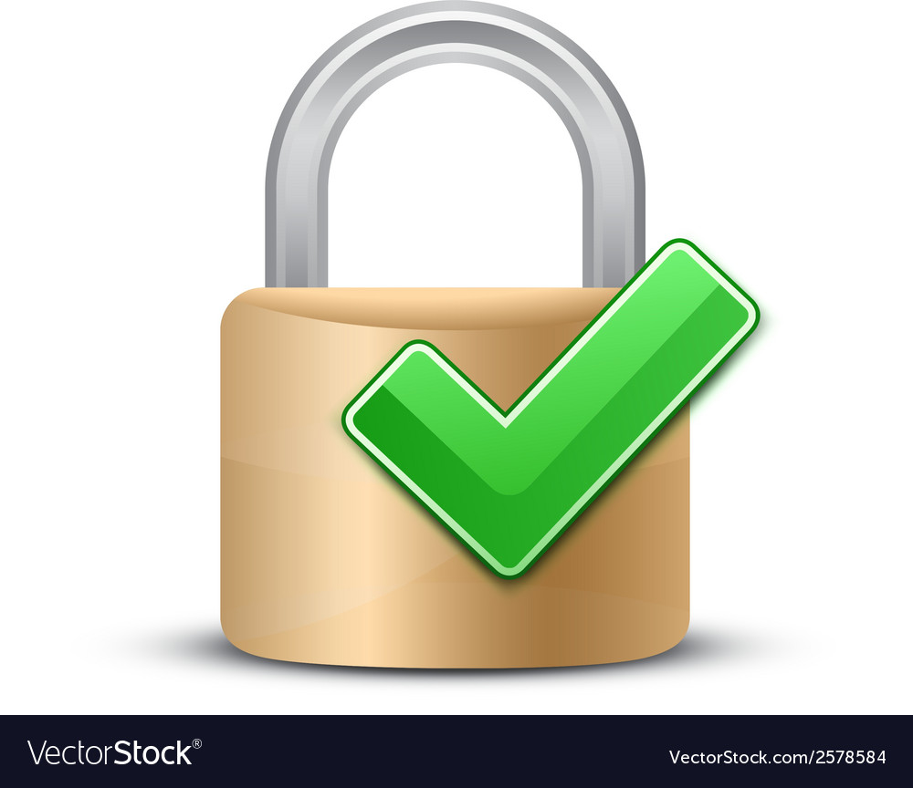 Combination lock Royalty Free Vector Image - VectorStock