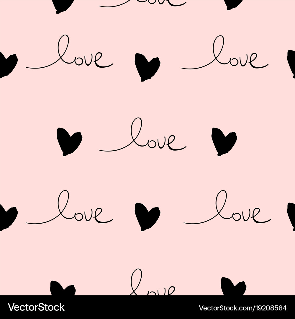 Romantic Seamless Pattern Royalty Free Vector Image